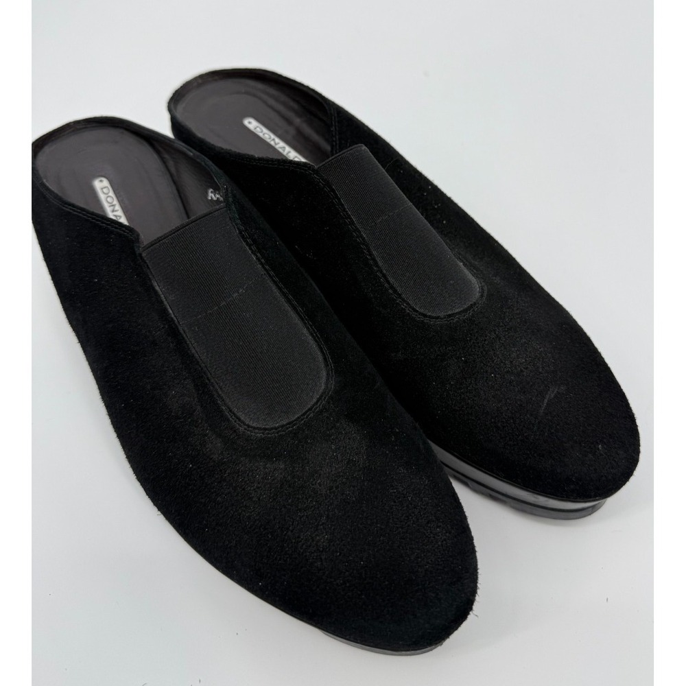 Donald J Pliner Rasha‎ Suede Wedge Mules Size 8M Unique Comfort Classic